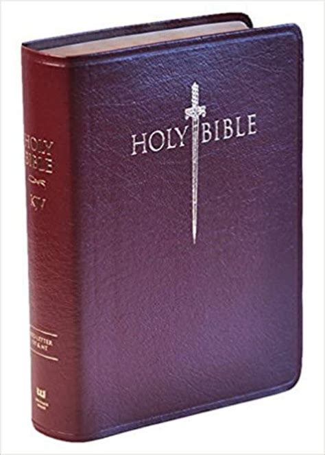 king james bible large print leather